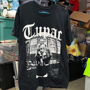 Tupac Black Graphic Tee